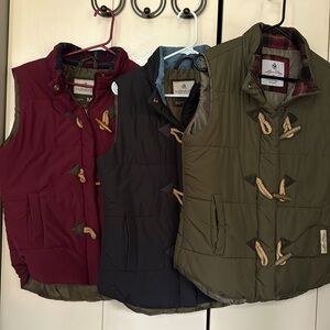 Set of 3 Cute Winter Vests